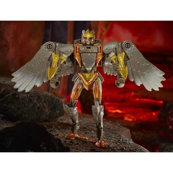 New Transformers Kingdom War For Cybertron Trilogy Airazor Hasbro Deluxe Hasbro - Picture 6 of 6
